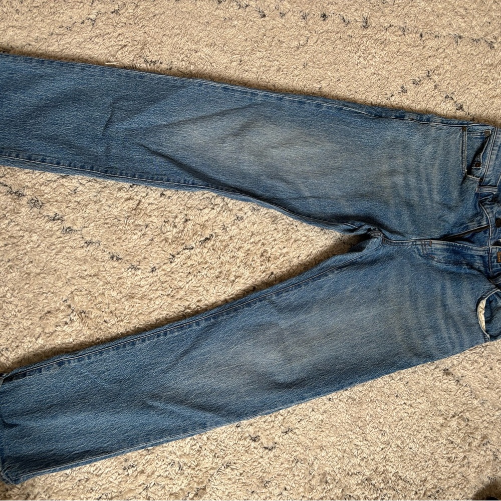 Madewell 1991 Straight Blue Straight Jeans Classic Denim - 30Wx30L